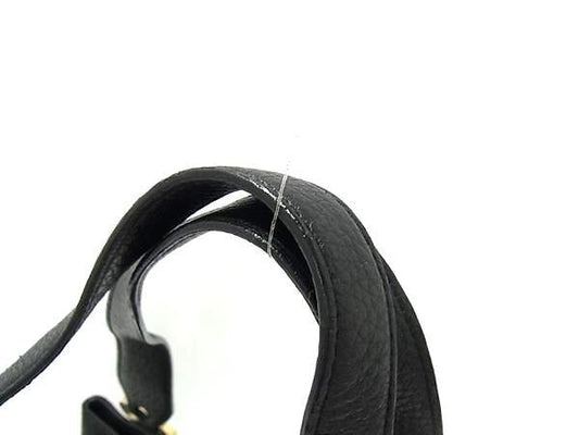 BVLGARI ブルガリ ハンドバッグ ロゴマニア - ブラック キャンバス レディース ゴールド金具 美品