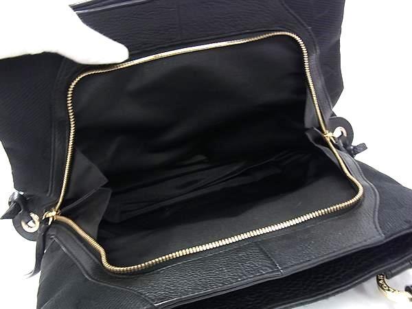 BVLGARI ブルガリ ハンドバッグ ロゴマニア - ブラック キャンバス レディース ゴールド金具 美品