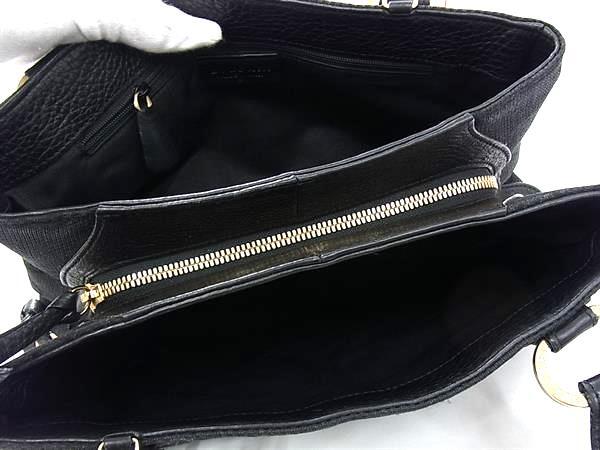 BVLGARI ブルガリ ハンドバッグ ロゴマニア - ブラック キャンバス レディース ゴールド金具 美品