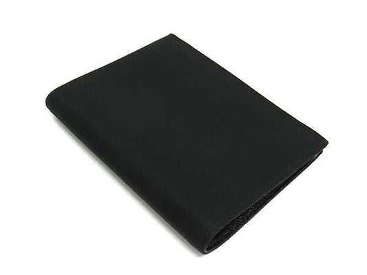 PRADA プラダ 財布 トライアングルロゴ - ブラック テスートナイロン ユニセックス 二つ折り三角ロゴマーク シルバー金具