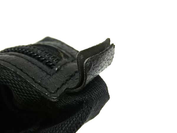 GUCCI グッチ ポーチ マルチポーチ 29596 ブラック GGキャンバス×レザー ユニセックス メイクポーチ