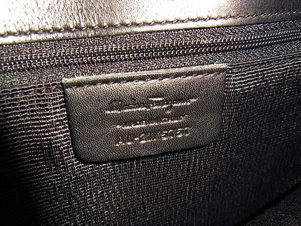 Salvatore Ferragamo サルヴァトーレ フェラガモ トートバッグ ガンチーニ ショルダートート 21 5757 ブラック キャンバス×レザー レディース 超美品