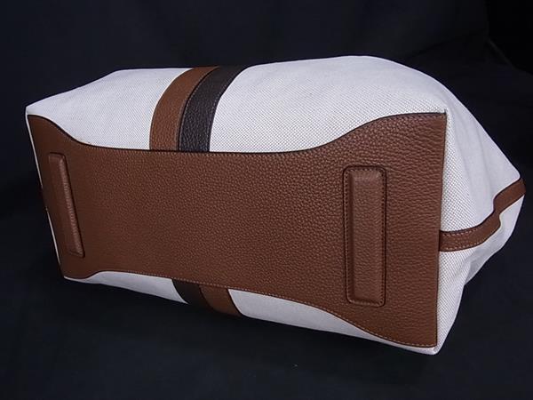 SERAPIAN セラピアン トートバッグ SECRET シークレット - ナチュラル×ブラウン系 キャンバス×レザー レディース ショルダー バック 超美品