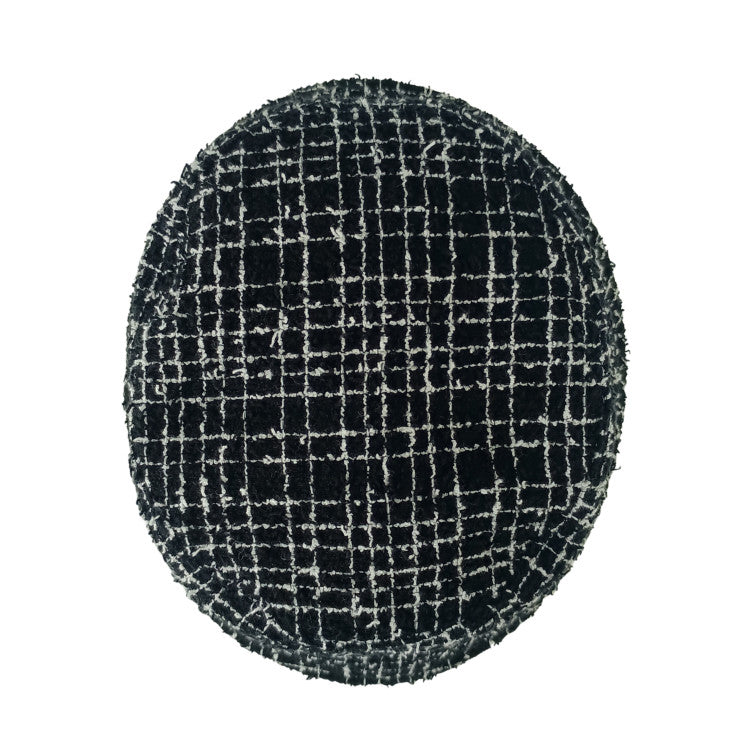 CHANEL シャネル 帽子 バケットハット AA9467B14134 ブラック コットン ポリアミド レディース ココマーク ツイード 美品