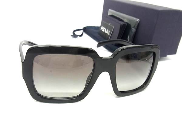 PRADA プラダ サングラス SPR 12W ブラック ブラウングラデーション プラスチック ユニセックス