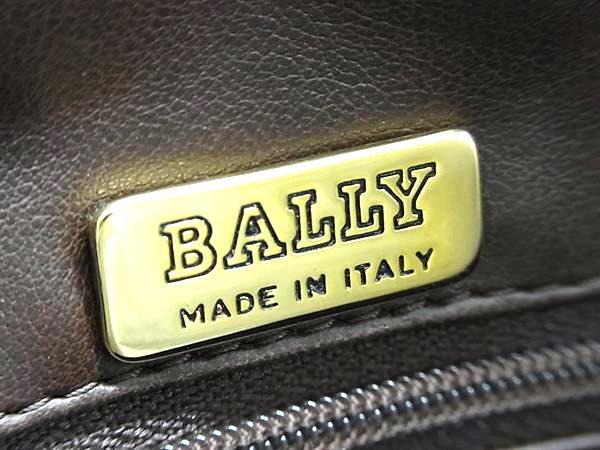 BALLY バリー ショルダーバッグ Bロゴ ブラウン レザー レディース タッセル キルティング ゴールド金具