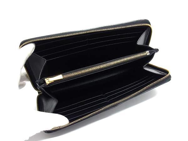 CELINE セリーヌ 財布 ラージ ジップウォレット ブラック レザー ユニセックス ラウンドファスナー 長財布 ゴールド金具