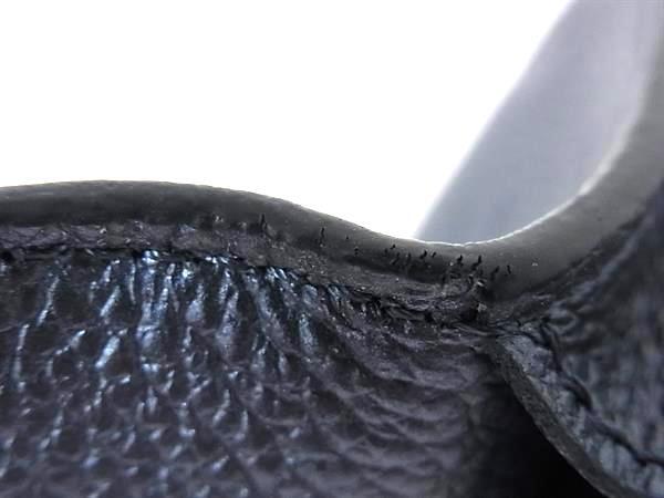 LOUIS VUITTON ルイヴィトン カードケース アンヴェロップ カルトドゥヴィジット M80944 メタリックネイビー モノグラムアンプラント ユニセックス フライト・モード シルバー金具 美品