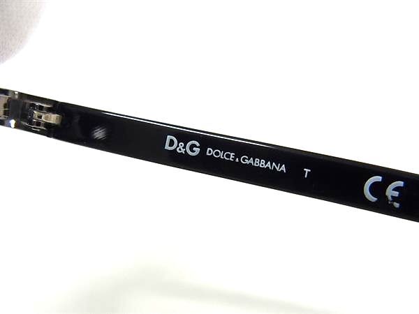 DOLCE＆GABBANA ドルチェ&ガッバーナ サングラス - D&G 6047 シルバー×ブラック レンズ:クリアブラック プラスチック メンズ ティアドロップ 美品