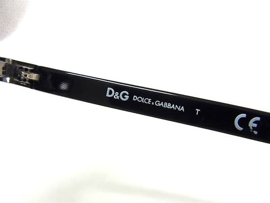 DOLCE＆GABBANA ドルチェ&ガッバーナ サングラス - D&G 6047 シルバー×ブラック レンズ:クリアブラック プラスチック メンズ ティアドロップ 美品