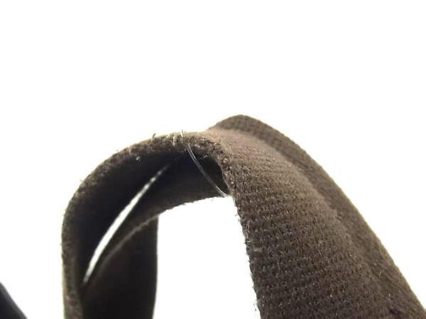 Herve Chapelier エルベシャプリエ トートバッグ リュクス - ネイビー ブラウン ナイロン レディース 舟形 美品
