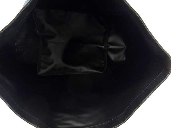 Herve Chapelier エルベシャプリエ トートバッグ リュクス - ネイビー ブラウン ナイロン レディース 舟形 美品