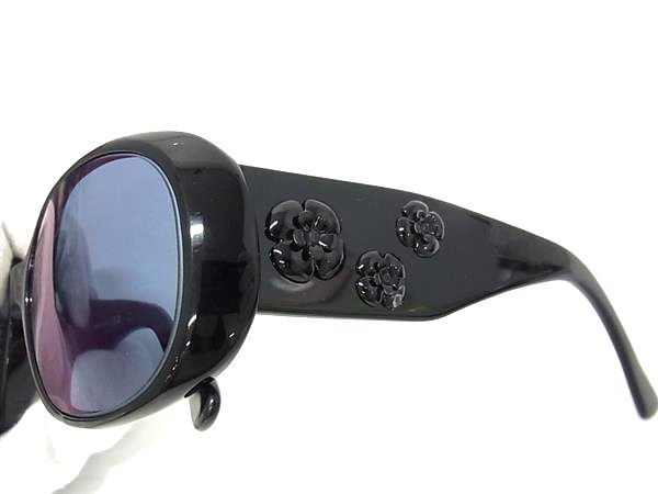 CHANEL シャネル サングラス - 5113 ブラック レンズ:クリアブルー系 プラスチック ユニセックス カメリア ココマーク