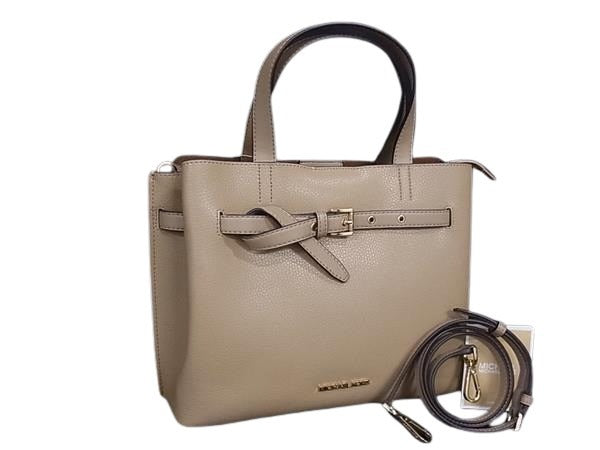 MICHAEL KORS マイケルコース ハンドバッグ エミリア 35H0GU5S7T キャメル レザー レディース 2WAY ベルト ゴールド金具 新古未使用展示品