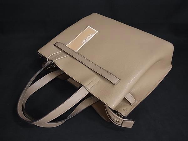 MICHAEL KORS マイケルコース ハンドバッグ エミリア 35H0GU5S7T キャメル レザー レディース 2WAY ベルト ゴールド金具 新古未使用展示品