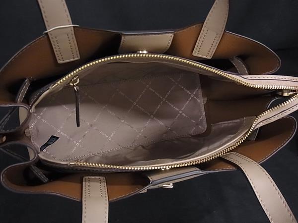 MICHAEL KORS マイケルコース ハンドバッグ エミリア 35H0GU5S7T キャメル レザー レディース 2WAY ベルト ゴールド金具 新古未使用展示品