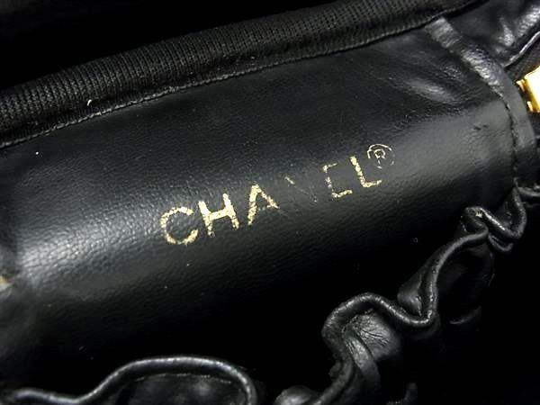 CHANEL シャネル バニティバッグ ビコローレ - ブラック レザー レディース ココマーク マトラッセ