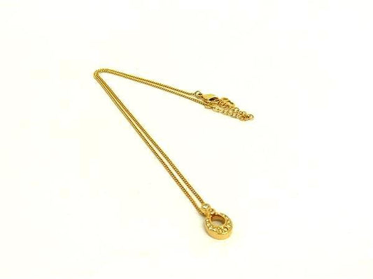 ChristianDior ディオール ネックレス - - ゴールド メタル レディース ラインストーン