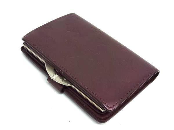 LOUIS VUITTON ルイヴィトン 財布 ポルトモネ ビエ ヴィエノワ M65156 ワインレッド モノグラムマット レディース 二つ折り財布 がま口 シルバー金具