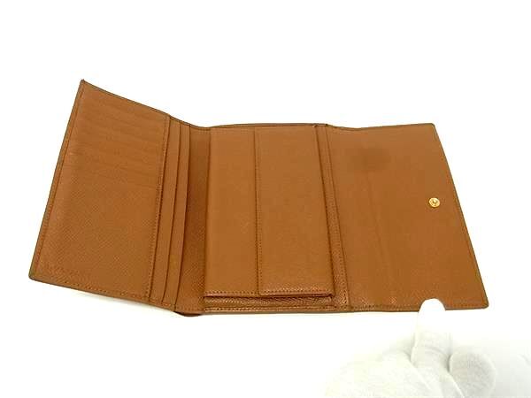 BVLGARI ブルガリ 財布 ブルガリブルガリ - ブラウン レザー レディース 三つ折り長財布 ゴールド金具