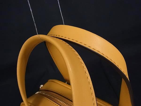 MICHAEL KORS マイケルコース ハンドバッグ WILLIAMSBURG ペブルドレザー ボウリング サッチェル スモール 30F3G6WS1L マスタードイエロー レザー レディース 2WAY 新品未使用展示品