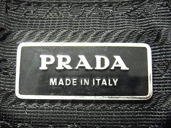 PRADA プラダ ショルダーバッグ トライアングルロゴ - ブラック テスートナイロン ユニセックス 三角ロゴマーク 白タグ