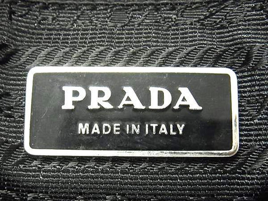 PRADA プラダ ショルダーバッグ トライアングルロゴ - ブラック テスートナイロン ユニセックス 三角ロゴマーク 白タグ