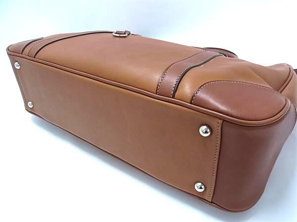 SOMES SADDLE ソメスサドル ハンドバッグ ブラウン レザー ユニセックス 2WAY 美品