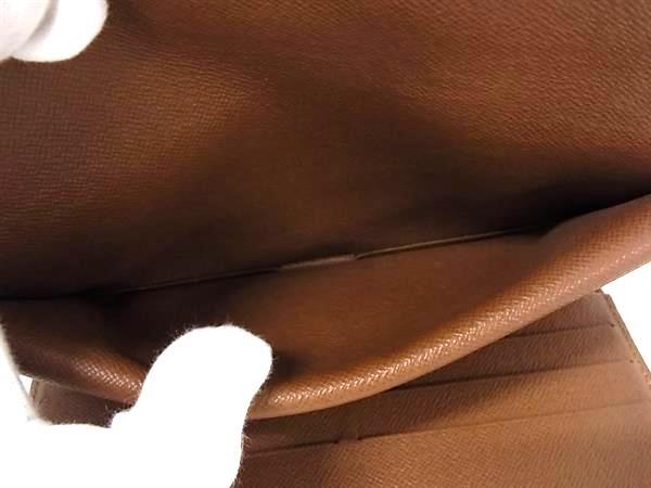 LOUIS VUITTON ルイヴィトン 財布 モノグラム ポルトトレゾール インターナショナル M61215 ブラウン PVC レザー ユニセックス 三つ折り 長財布