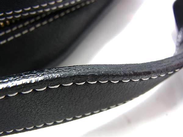 GIVENCHY ジバンシィ ショルダーバッグ ブラック グレー キャンバス×レザー レディース ロゴ柄 タッセル ゴールド金具 超美品