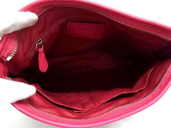 COACH コーチ ショルダーバッグ シグネチャー F58297 ブラウン ピンク PVC レザー レディース 新古未使用展示品