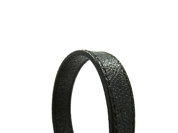 BVLGARI ブルガリ ショルダーバッグ ブラック レザー ユニセックス シルバー金具