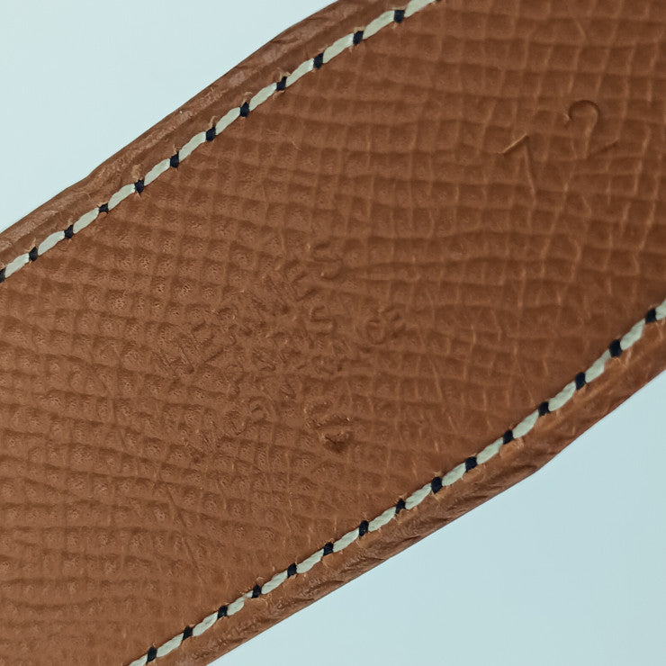 HERMES エルメス ベルト コンスタンス Hベルト ブラック ゴールド(ブラウン系) ボックスカーフ クシュベル ユニセックス シルバー金具 美品