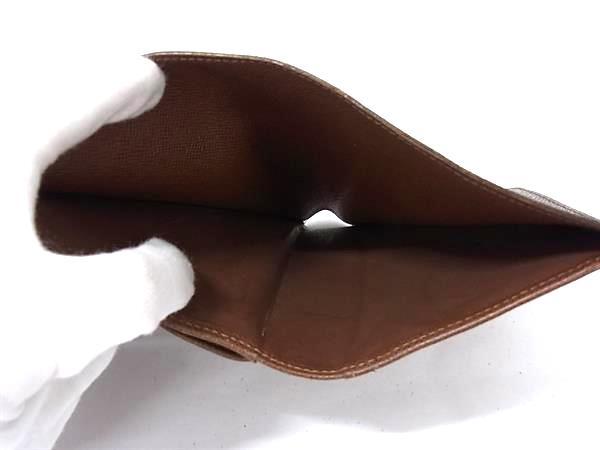 LOUIS VUITTON ルイヴィトン 財布 モノグラム ポルトトレゾール エテュイ パピエ M61202 ブラウン PVC レザー レディース 三つ折り 財布