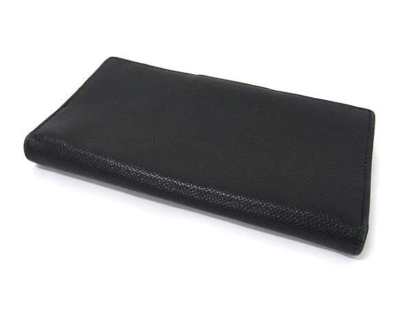 BVLGARI ブルガリ 財布 ブルガリブルガリ クラシコ 29732 ブラック レザー ユニセックス 二つ折り 長財布