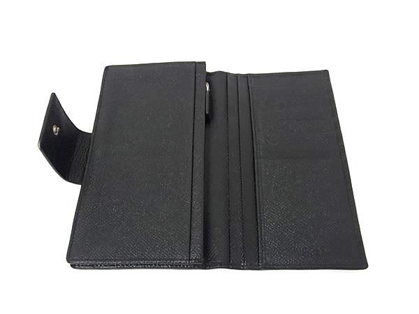 BVLGARI ブルガリ 財布 ブルガリブルガリ クラシコ 29732 ブラック レザー ユニセックス 二つ折り 長財布