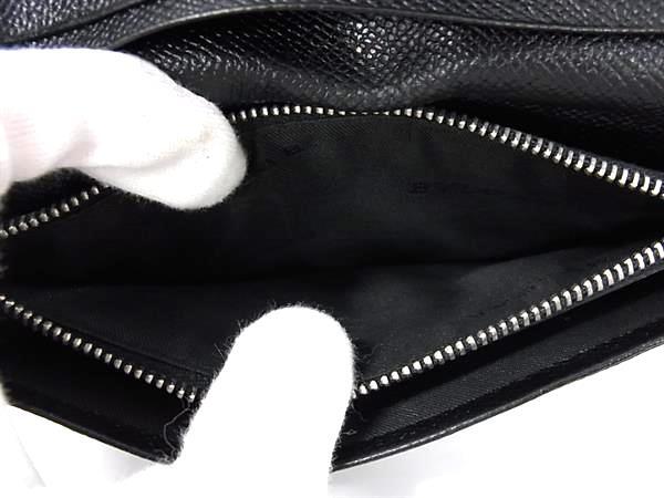 BVLGARI ブルガリ 財布 ブルガリブルガリ クラシコ 29732 ブラック レザー ユニセックス 二つ折り 長財布