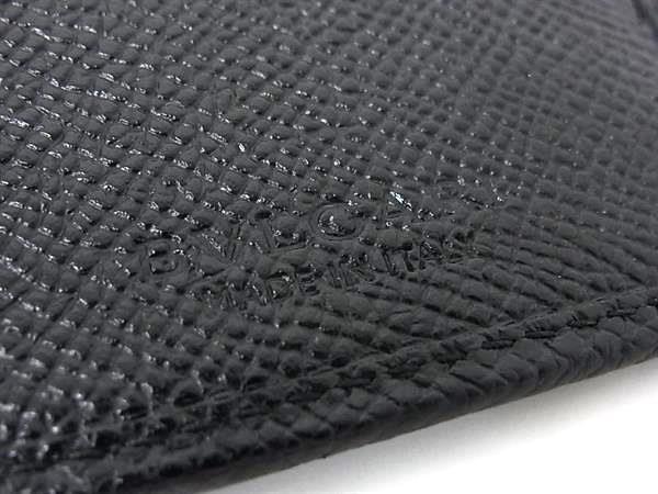 BVLGARI ブルガリ 財布 ブルガリブルガリ クラシコ 29732 ブラック レザー ユニセックス 二つ折り 長財布