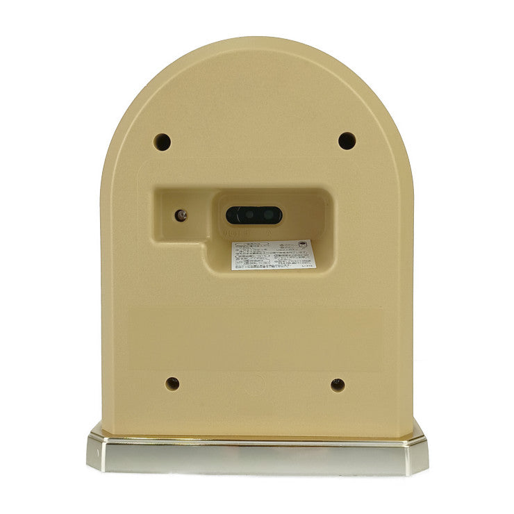 SEIKO セイコー 置時計 EMBLEM エンブレム HW584B ブラウン系 ゴールド プラスチック ユニセックス 電波時計