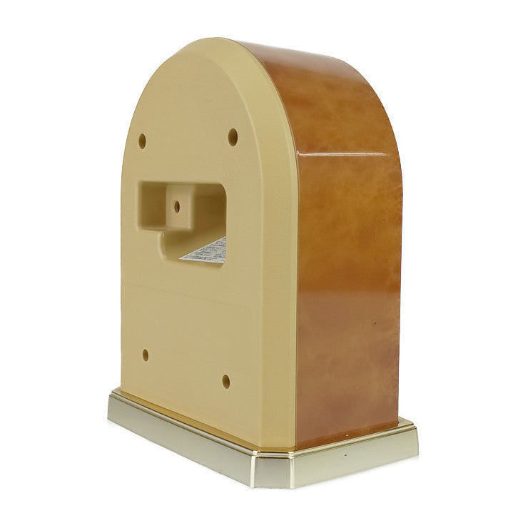 SEIKO セイコー 置時計 EMBLEM エンブレム HW584B ブラウン系 ゴールド プラスチック ユニセックス 電波時計