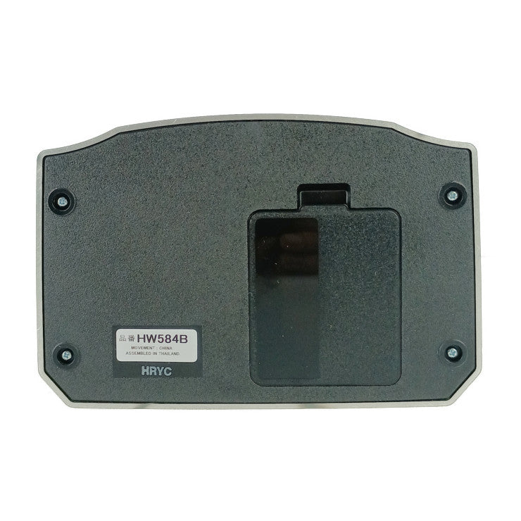 SEIKO セイコー 置時計 EMBLEM エンブレム HW584B ブラウン系 ゴールド プラスチック ユニセックス 電波時計