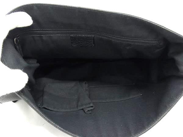 GUCCI グッチ ショルダーバッグ メッセンジャーバッグ 272351 ブラック GGナイロン レザー メンズ フラップ