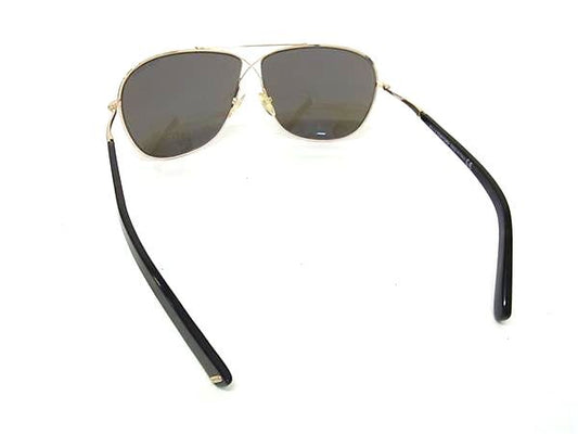 美品 TOM FORD トムフォード サングラス サングラス TF393 ゴールド ブラウン系 メタル プラスチック メンズ フルリム