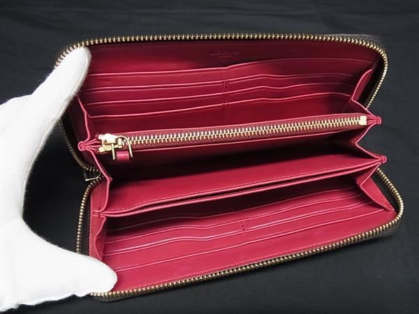 LOEWE ロエベ 長財布 アナグラム ジップアラウンドウォレット - ベージュ ブラウン ゴールド金具 キャンバス レザー ユニセックス ラウンドファスナー