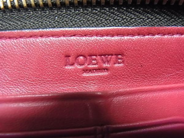 LOEWE ロエベ 長財布 アナグラム ジップアラウンドウォレット - ベージュ ブラウン ゴールド金具 キャンバス レザー ユニセックス ラウンドファスナー