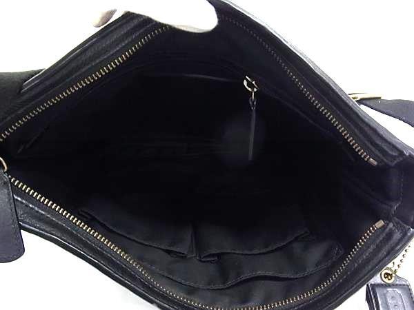 美品 COACH コーチ ショルダーバッグ ブリーカー レザー フィールド バッグ 70488 ブラック レザー メンズ オールレザー