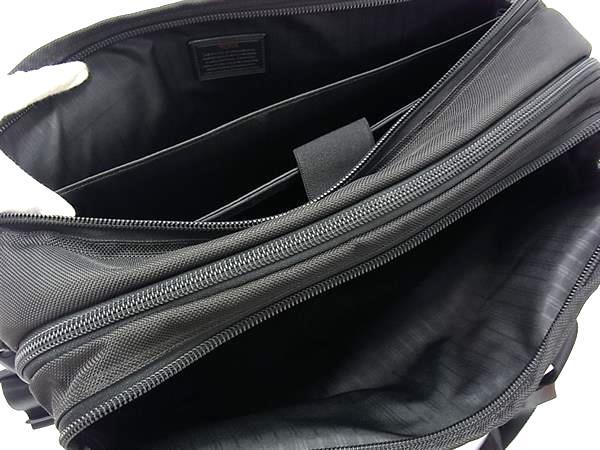 美品 TUMI トゥミ ビジネスバッグ ラージ エクスパンダブル オーガナイザー ブリーフケース 26160DH ブラック ナイロン メンズ 2WAY ショルダーバッグ