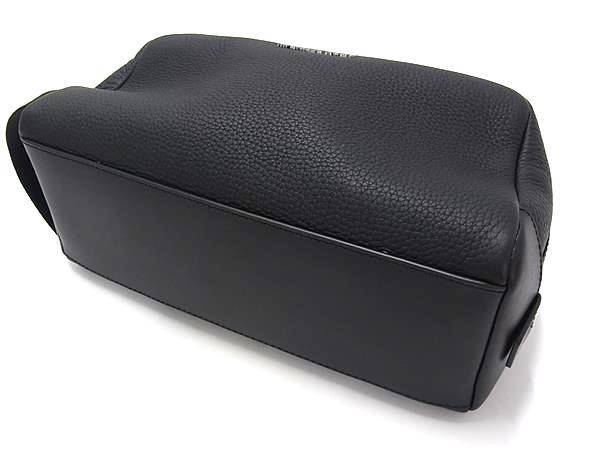 新古未使用展示品 MICHAEL KORS マイケルコース セカンドバッグ ハドソン トラベルポーチ 33F4LHDV1L ブラック レザー メンズ クラッチバッグ