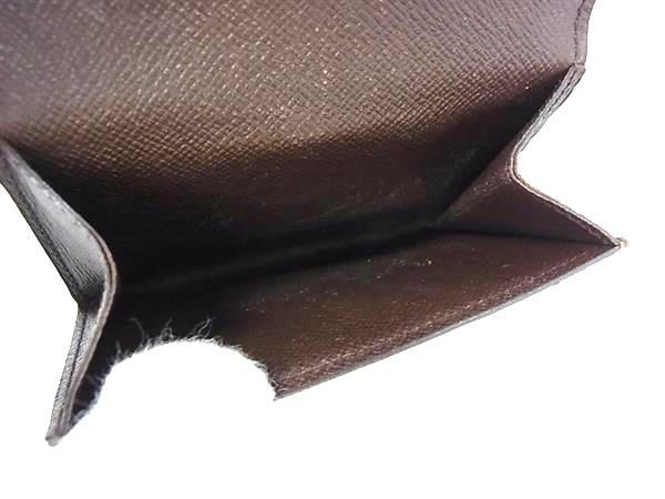 LOUIS VUITTON ルイヴィトン コインケース ダミエ ラドロー N62925 エベヌ PVC レザー ユニセックス ゴールド金具 美品