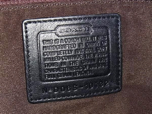 COACH コーチ ショルダーバッグ 10132 ブラック ブラウン レザー レディース 超美品